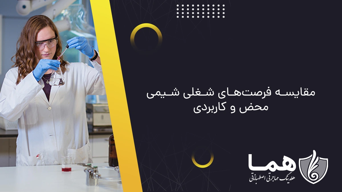 مقایسه فرصت&zwnj;های شغلی شیمی محض و کاربردی
