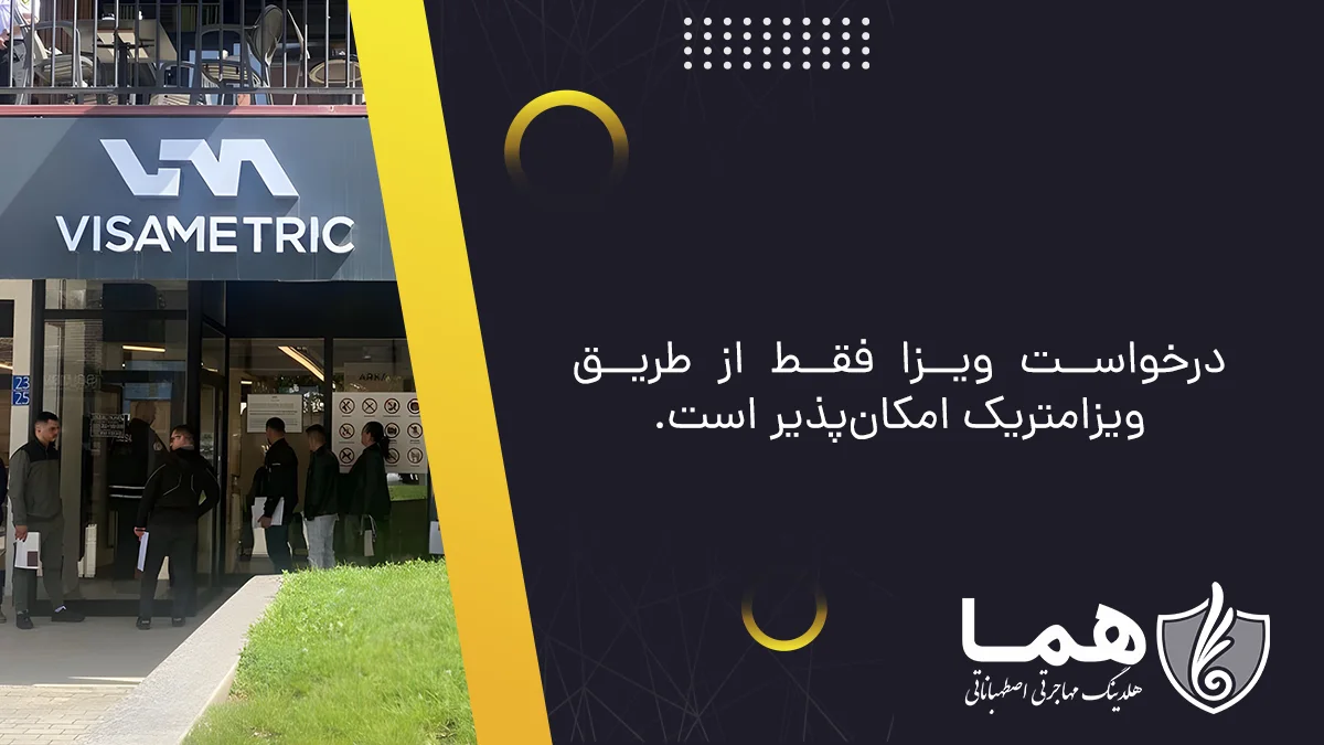 انواع درخواست ویزا در ویزامتریک