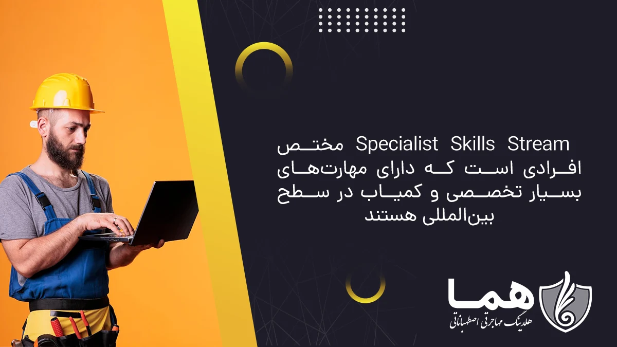 Specialist Skills Stream مختص افرادی است که دارای مهارت&zwnj;های بسیار تخصصی و کمیاب در سطح بین&zwnj;المللی هستند
